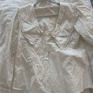 Wayf Blouse with Ruffled Detail